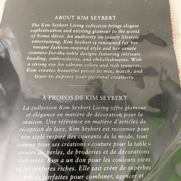 Kim Seybert Living Set of 4 Napkins Cotton 21 Inch - Picture 6 of 15